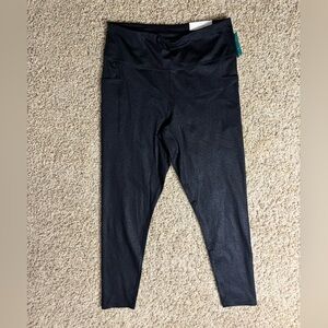 NWT - Maurice’s Black Leopard Patterned Leggings - L